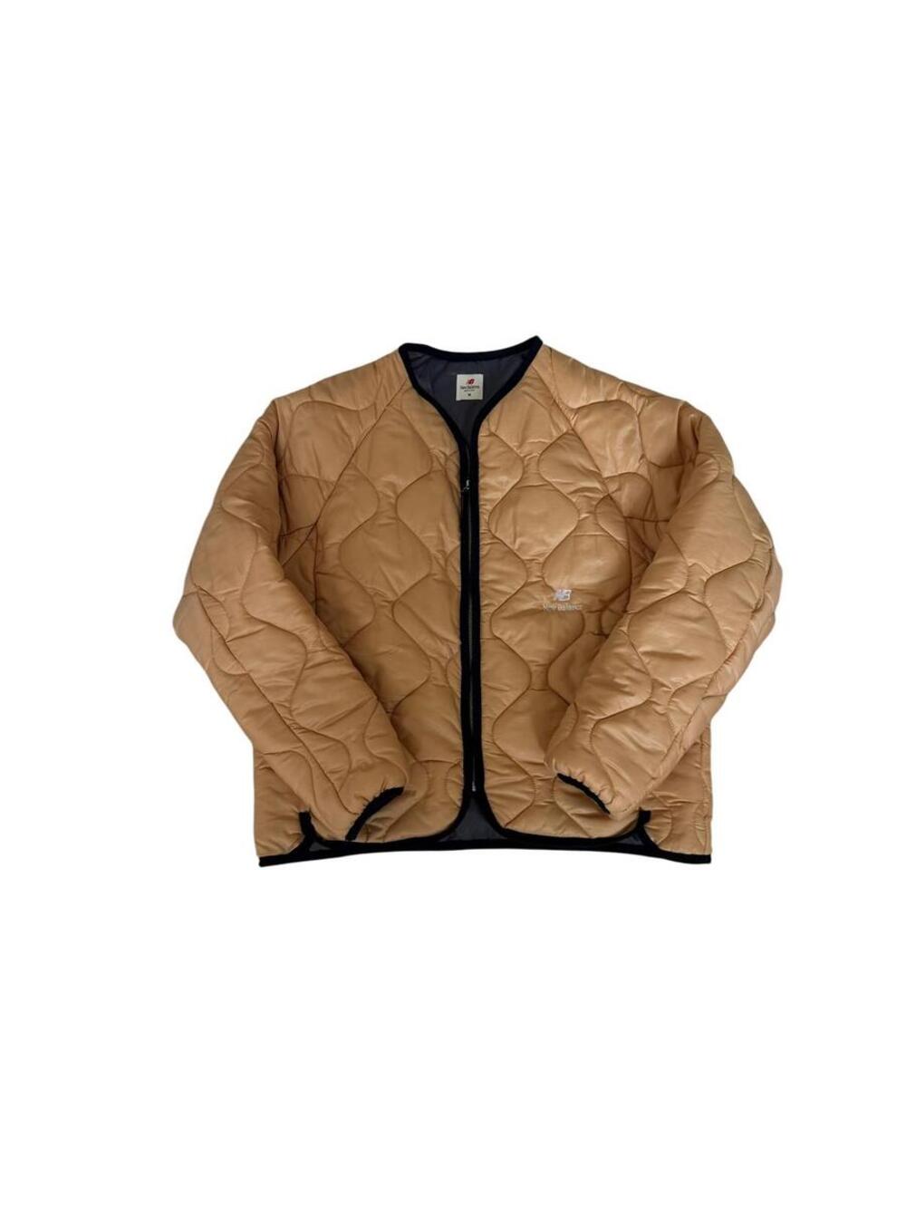 New Balance Quilted Tan/Brown Jacket Size M